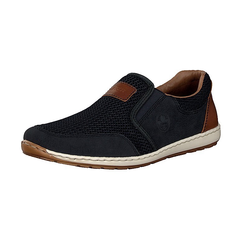 Panske Slip On Rieker 08869-14, Modre